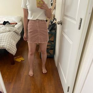 Brandy Melville cord mini skirt